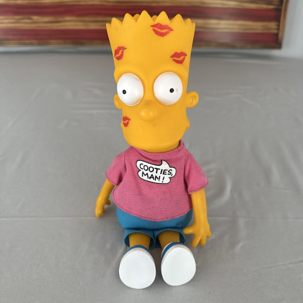 Vintage 1990 Dan Dee Toys The Simpsons Cooties Man! Bart Plush By Matt Groening